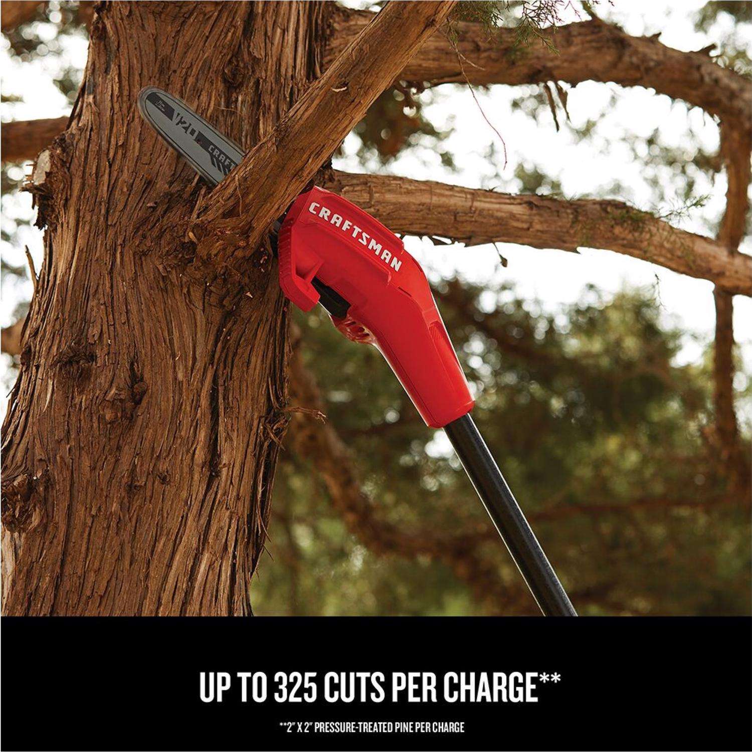  Craftsman 8 In. 20 V Battery Chainsaw/Pole Saw Combo Kit (Battery & Charger)