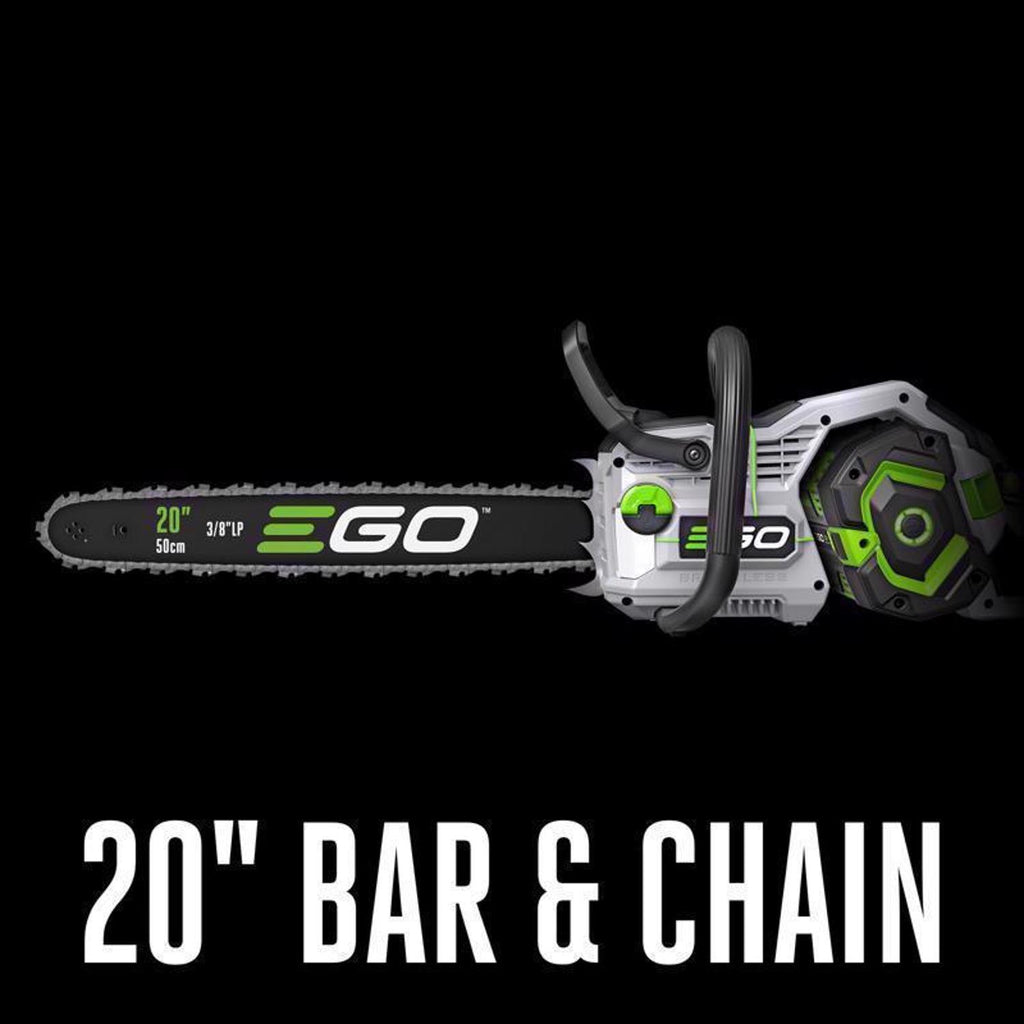  EGO POWER+ CS2005 20 In. 56 V Battery Chainsaw Kit (Battery & Charger) 3/8 In. W/ 6.0AH BATTERY