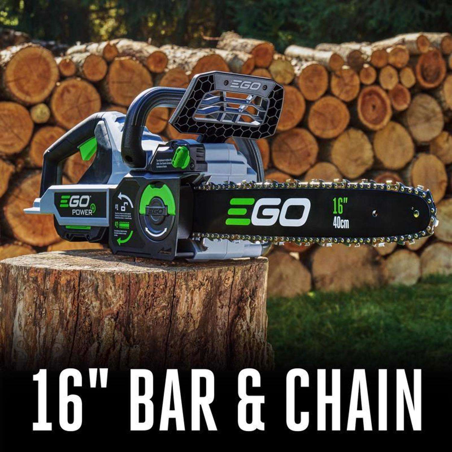  EGO Power+ CS1611 16 In. 40 Cc 56 V Battery Chainsaw Kit (Battery & Charger)