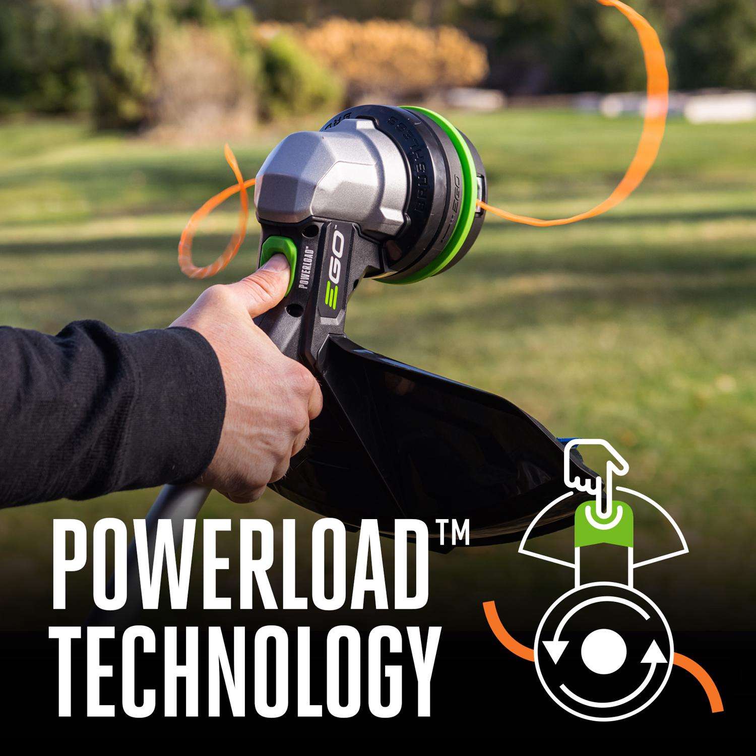  EGO Power+ Powerload ST1510T 15 In. 56 V Battery String Trimmer Tool Only W/ TELESCOPIC SHAFT