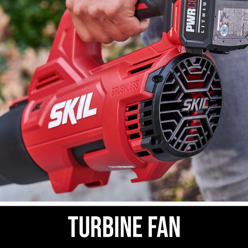  SKIL PWR CORE 20 CB7542B-10 13 In. 20 V Battery Blower/Trimmer Kit (Battery & Charger)