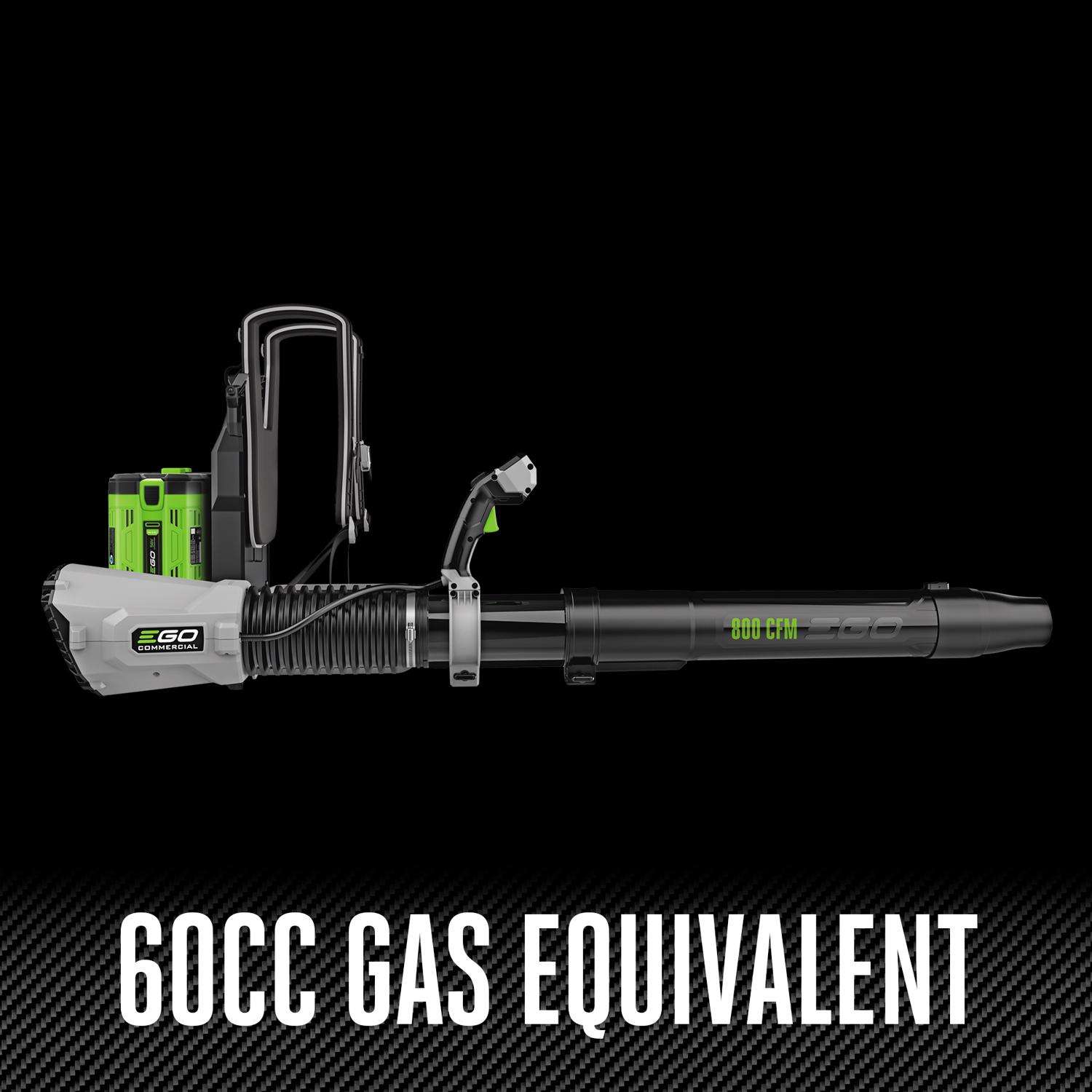  EGO Commercial LBPX8006-2 190 Mph 800 CFM 56 V Battery Backpack Leaf Blower Kit (Battery & Charger)