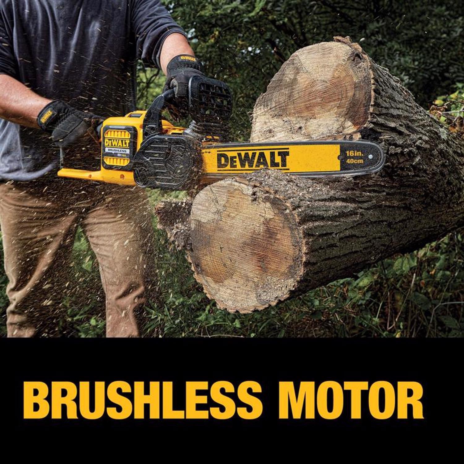  DeWalt 60V MAX DCCS670X1 16 In. 60 V Battery Chainsaw Kit (Battery & Charger)