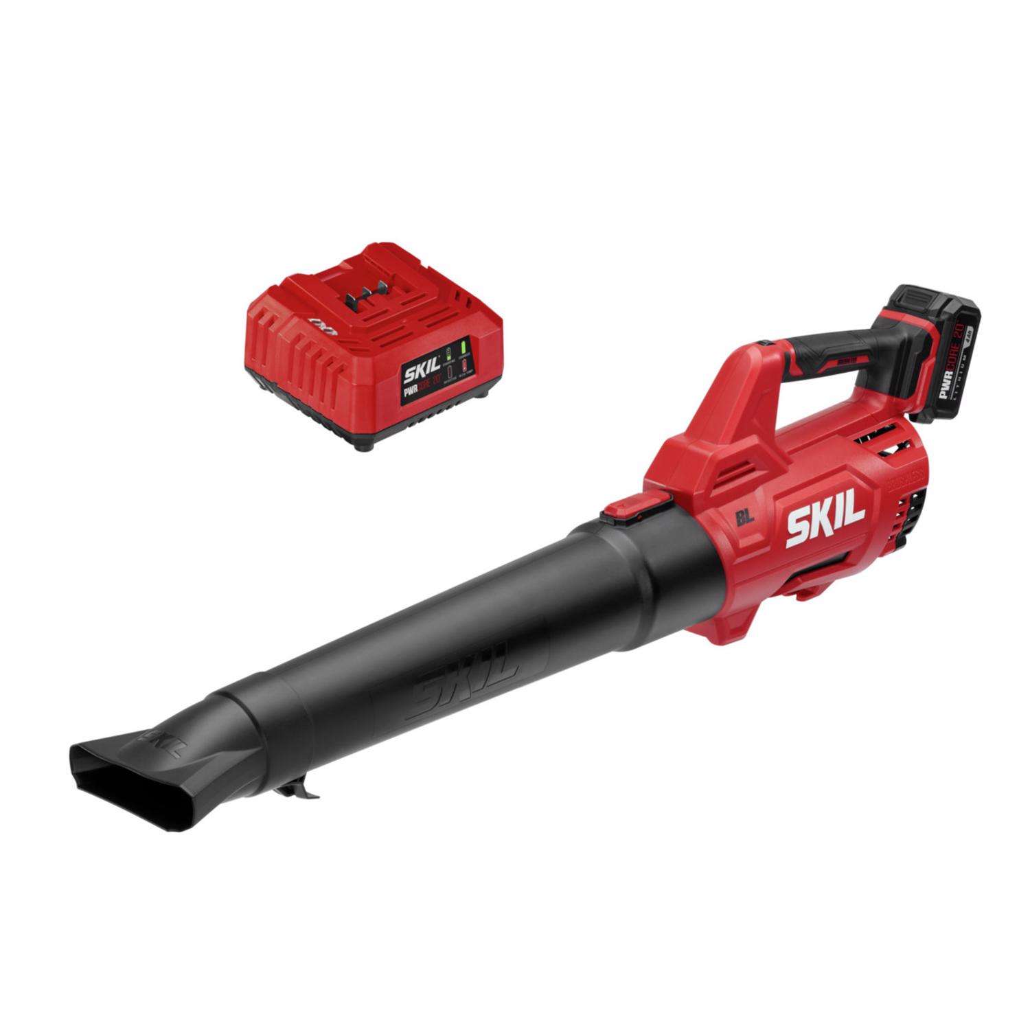  SKIL PWR CORE 20 BL4714B-10 100 Mph 4004 CFM 20 V Battery Handheld Leaf Blower Kit (Battery & Charge