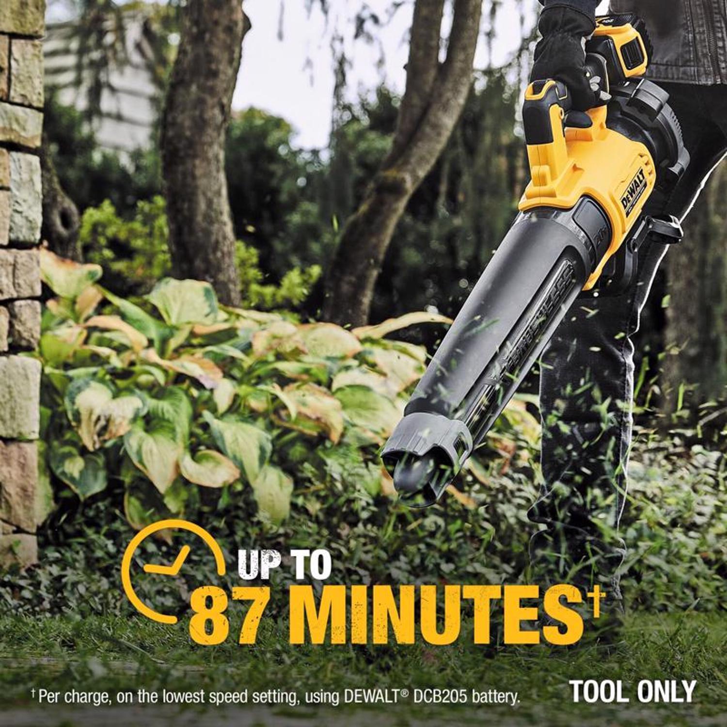 DeWalt 20V MAX DCBL722B 125 Mph 450 CFM 20 V Battery Handheld Blower Tool Only
