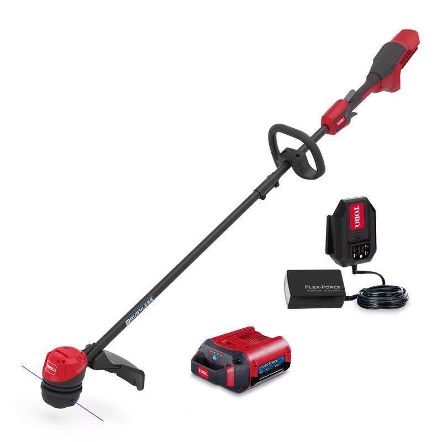 Toro Flex Force 51831 15 In. 60 V Battery String Trimmer Kit (Battery & Charger)