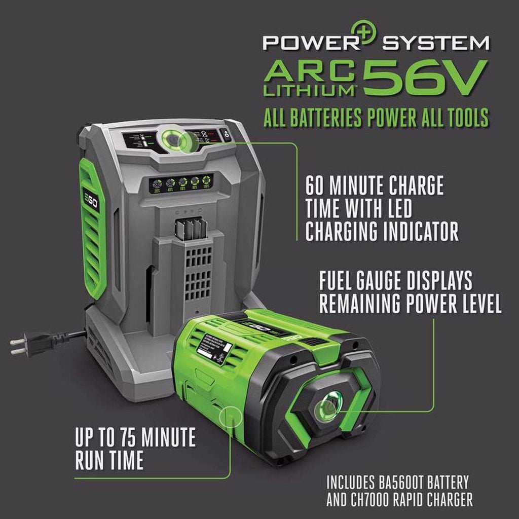  EGO Power+ LM2156SP 21 In. 56 V Battery Self-Propelled Lawn Mower Kit (Battery & Charger) W/ 10.0 AH BATTERY