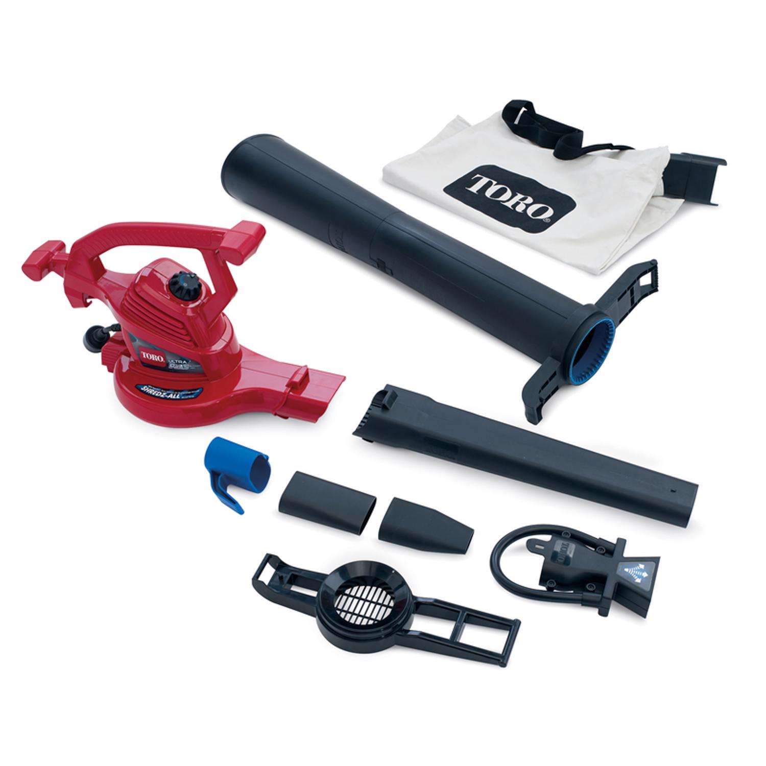  Toro UltraPlus 250 Mph 350 CFM Electric Handheld Leaf Blower/Vacuum