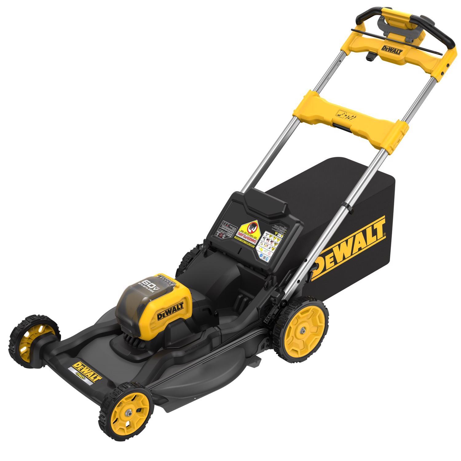  DeWalt 60V MAX DCMWSP650Y2 21 In. 60 V Battery Self-Propelled Lawn Mower Kit (Battery & Charger)