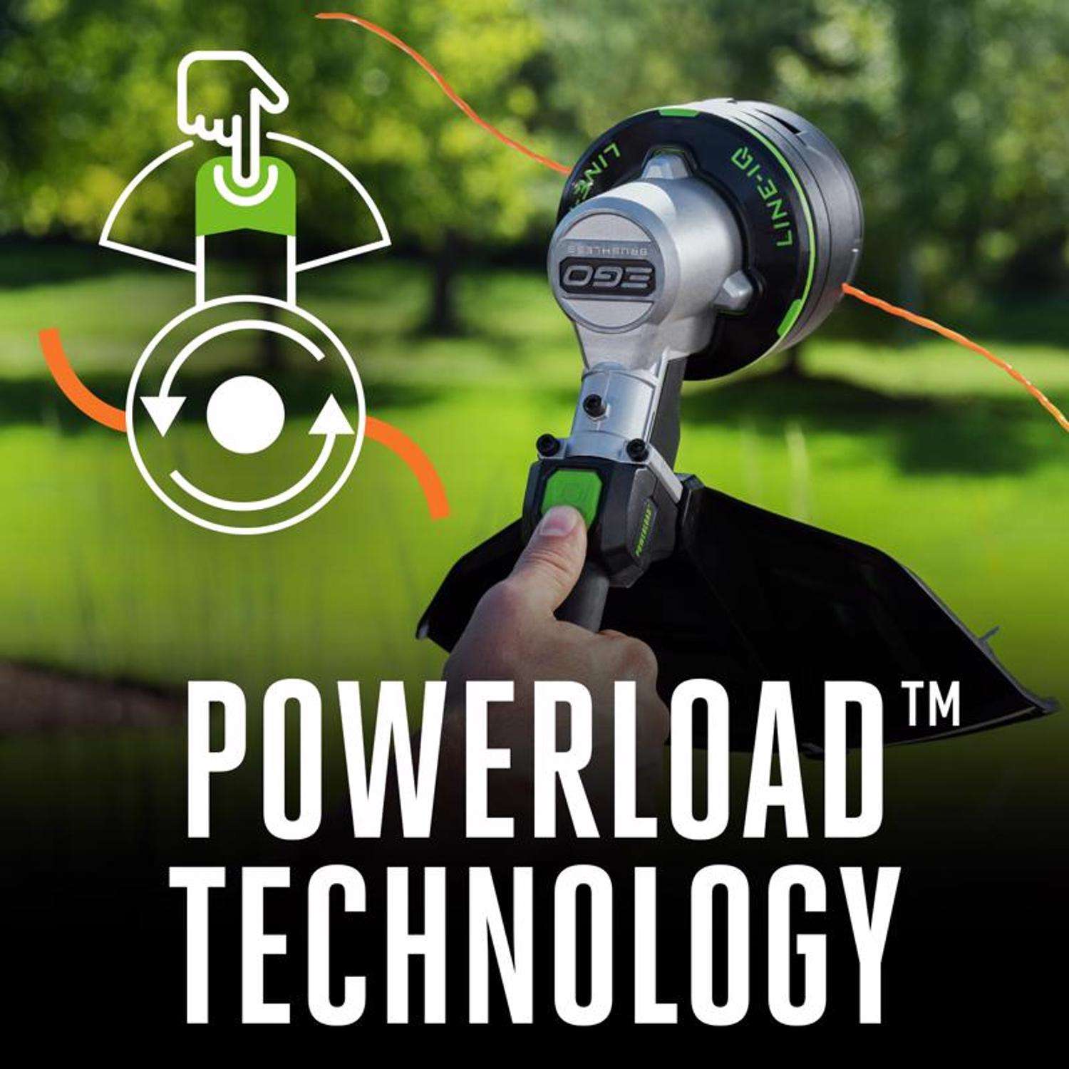  EGO Power+ Line IQ With Powerload ST1620T 16 In. 56 V Battery String Trimmer Tool Only W/ TELESCOPIC SHAFT