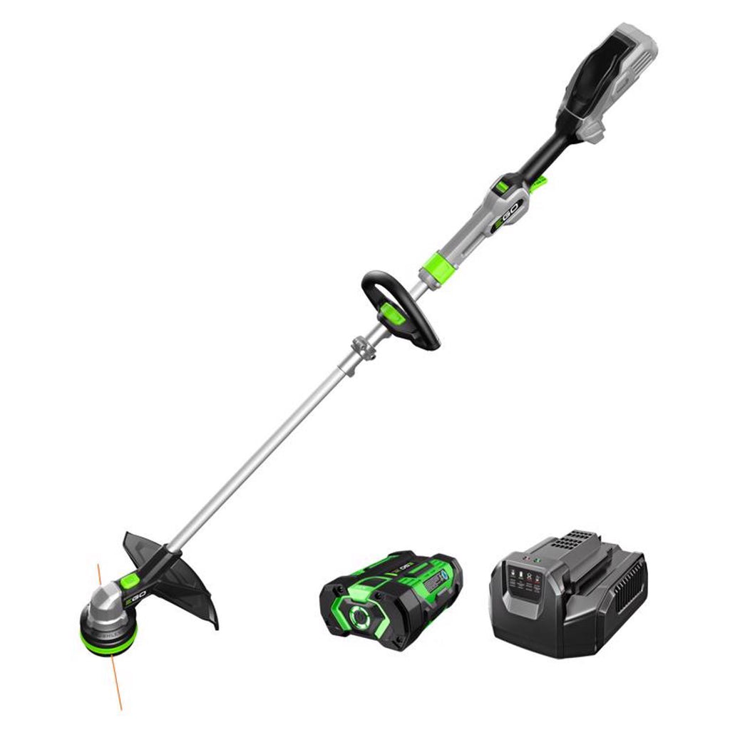  EGO Power+ Powerload ST1511T 15 In. 56 V Battery String Trimmer Kit (Battery & Charger) W/ TELESCOPIC SHAFT & 2.5 AH BATTERY