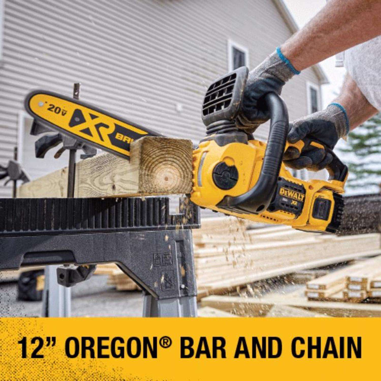  DeWalt 20V MAX XR 12 In. 20 V Battery Chainsaw Tool Only