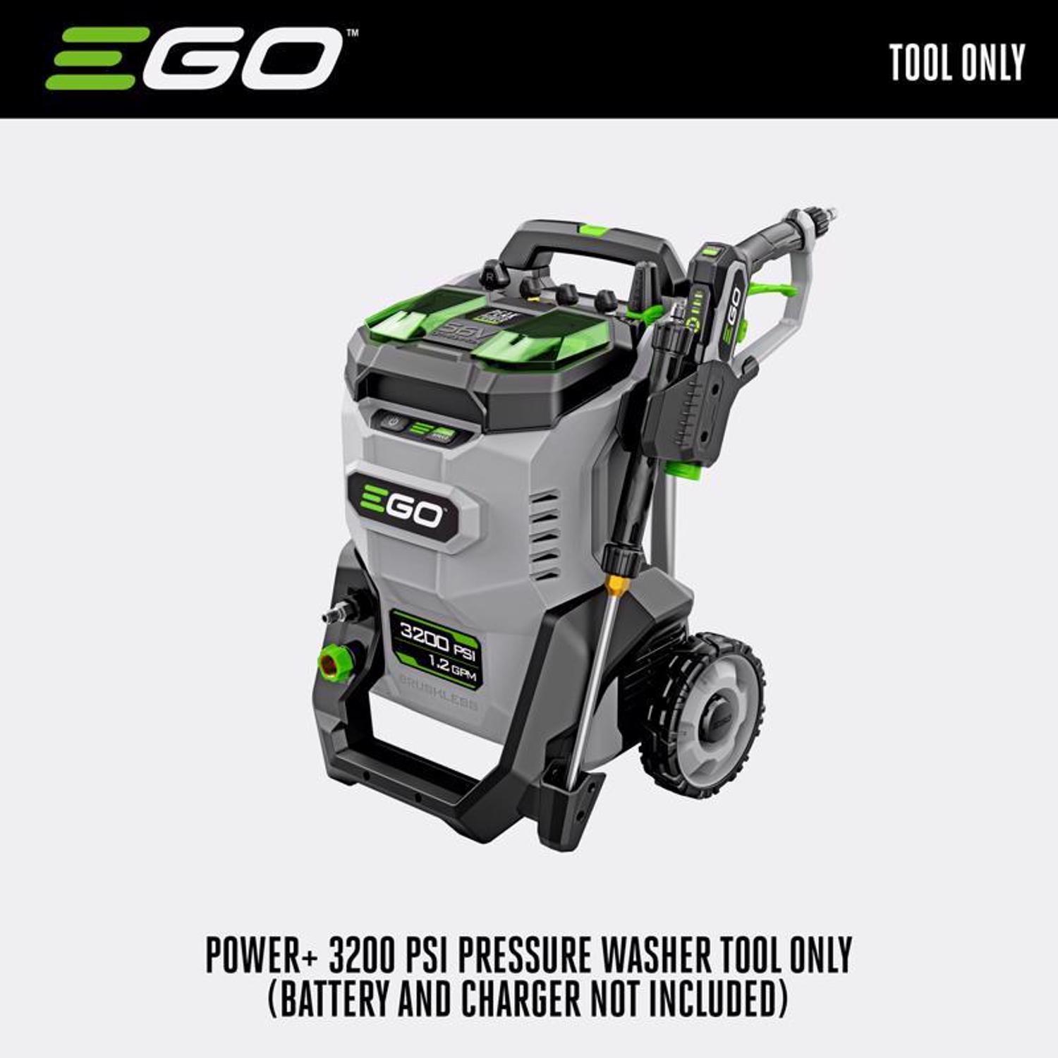  EGO Power+ HPW3200 3200 Psi Battery 1.2 Gpm Pressure Washer Tool Only TOOL ONLY