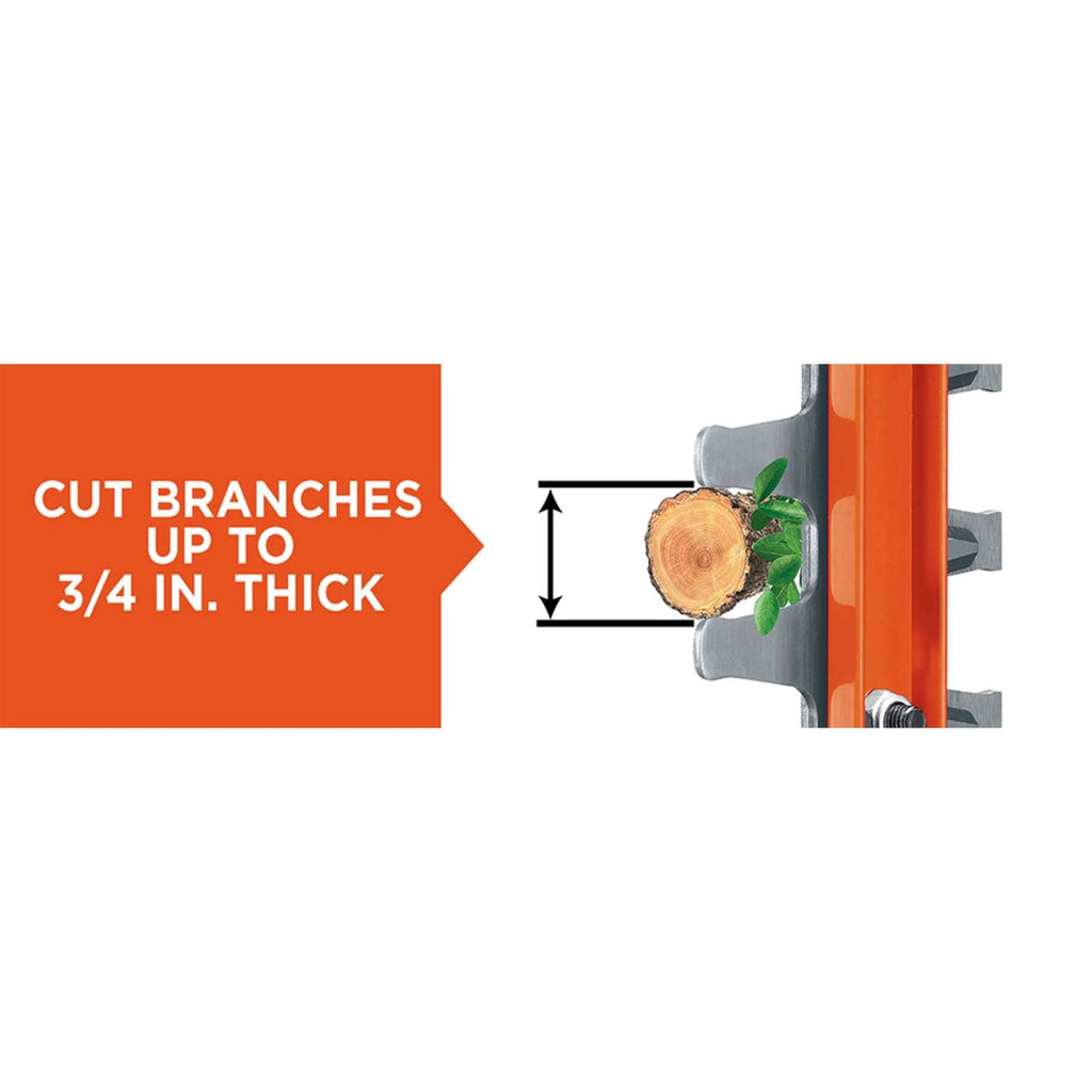 Black & Decker Black+Decker 22 In. 20 V Battery Hedge Trimmer Kit (Battery & Charger)