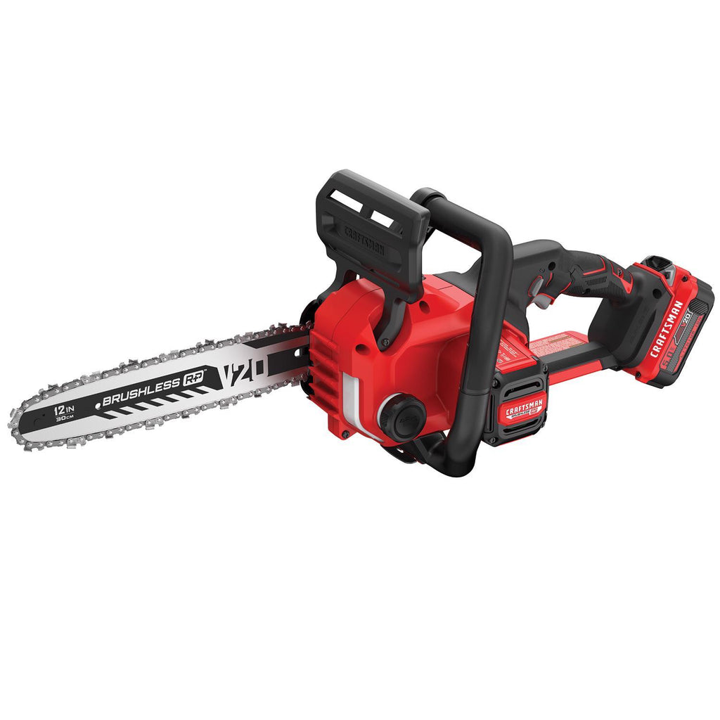  Craftsman V20 BRUSHLESS RP CMCCS630P1 12 In. 20 V Battery Chainsaw Kit (Battery & Charger)
