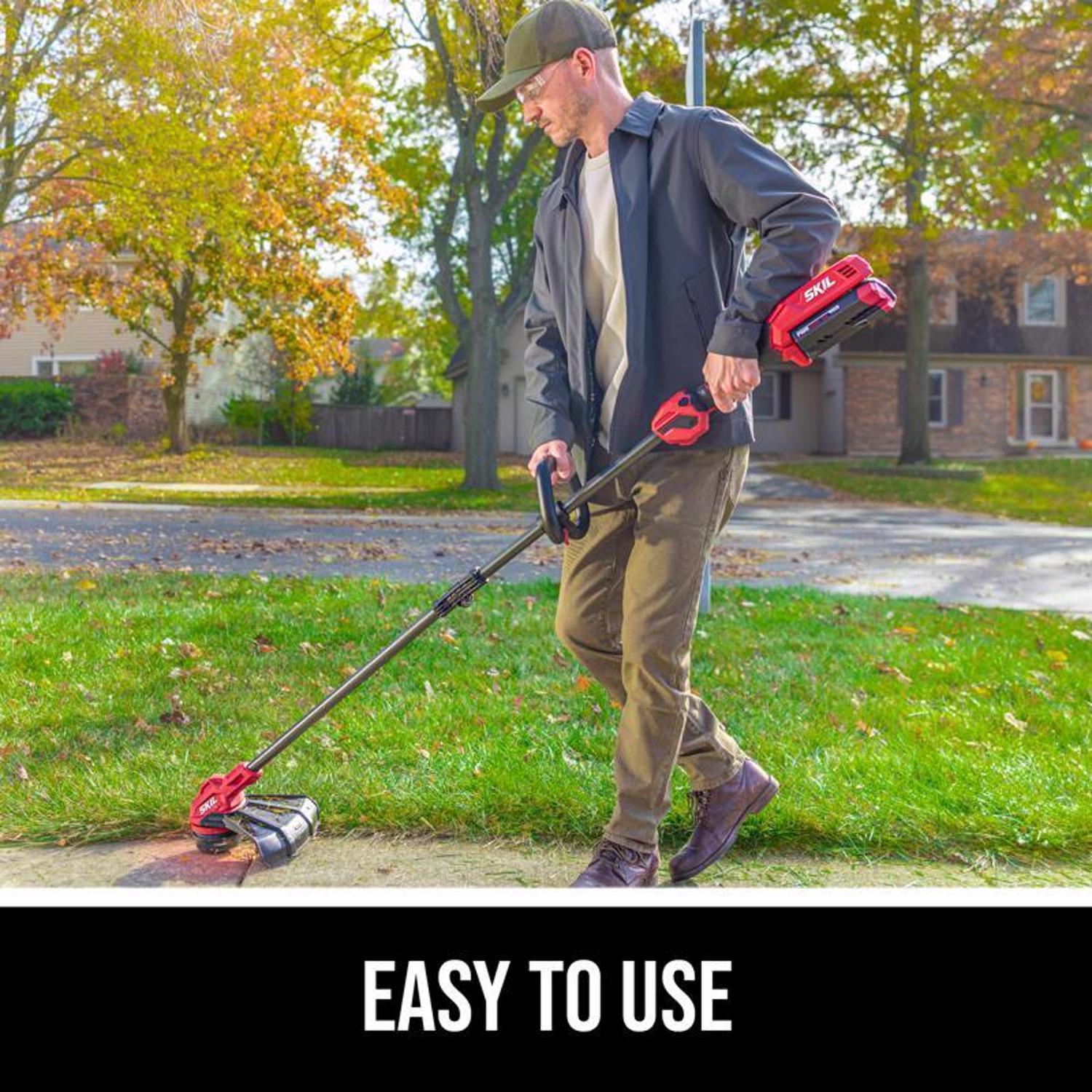  SKIL PWR CORE 40 LT1400C-11 14 In. 40 V Battery String Trimmer Kit (Battery & Charger)