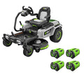  EGO Power+ Z6 ZT4205S 42 In. 56 V Battery Zero Turn Riding Mower Kit (Battery & Charger) W/ FOUR 12.0 AH BATTERIES