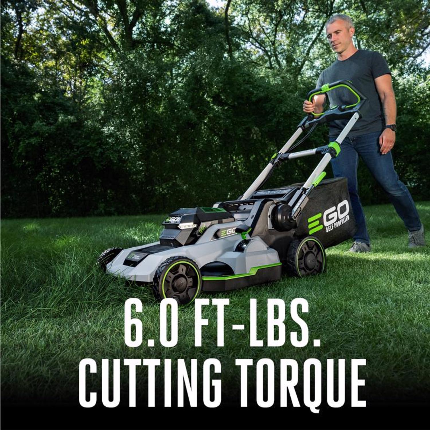  EGO Power+Touch Drive LM2125SP 21 In. 56 V Battery Self-Propelled Lawn Mower Kit (Battery & Charger) W/ 7.5 AH BATTERY