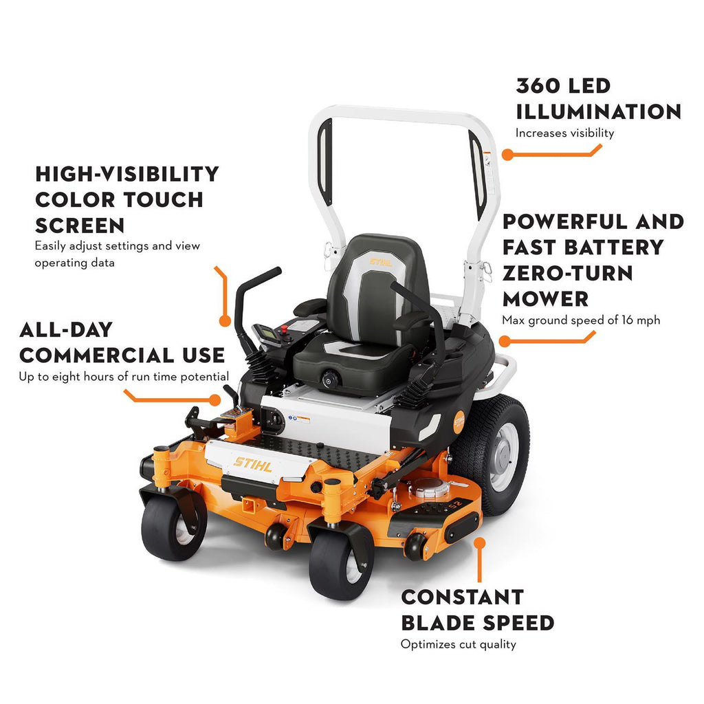  STIHL RZA 752 52 In. 0 Cc Battery Zero Turn Riding Mower Kit (Battery & Charger)