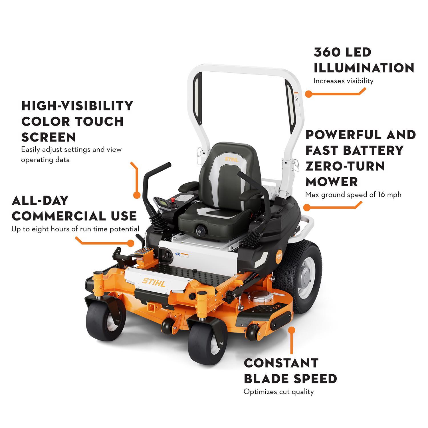  STIHL RZA 752 52 In. 0 Cc Battery Zero Turn Riding Mower Kit (Battery & Charger)
