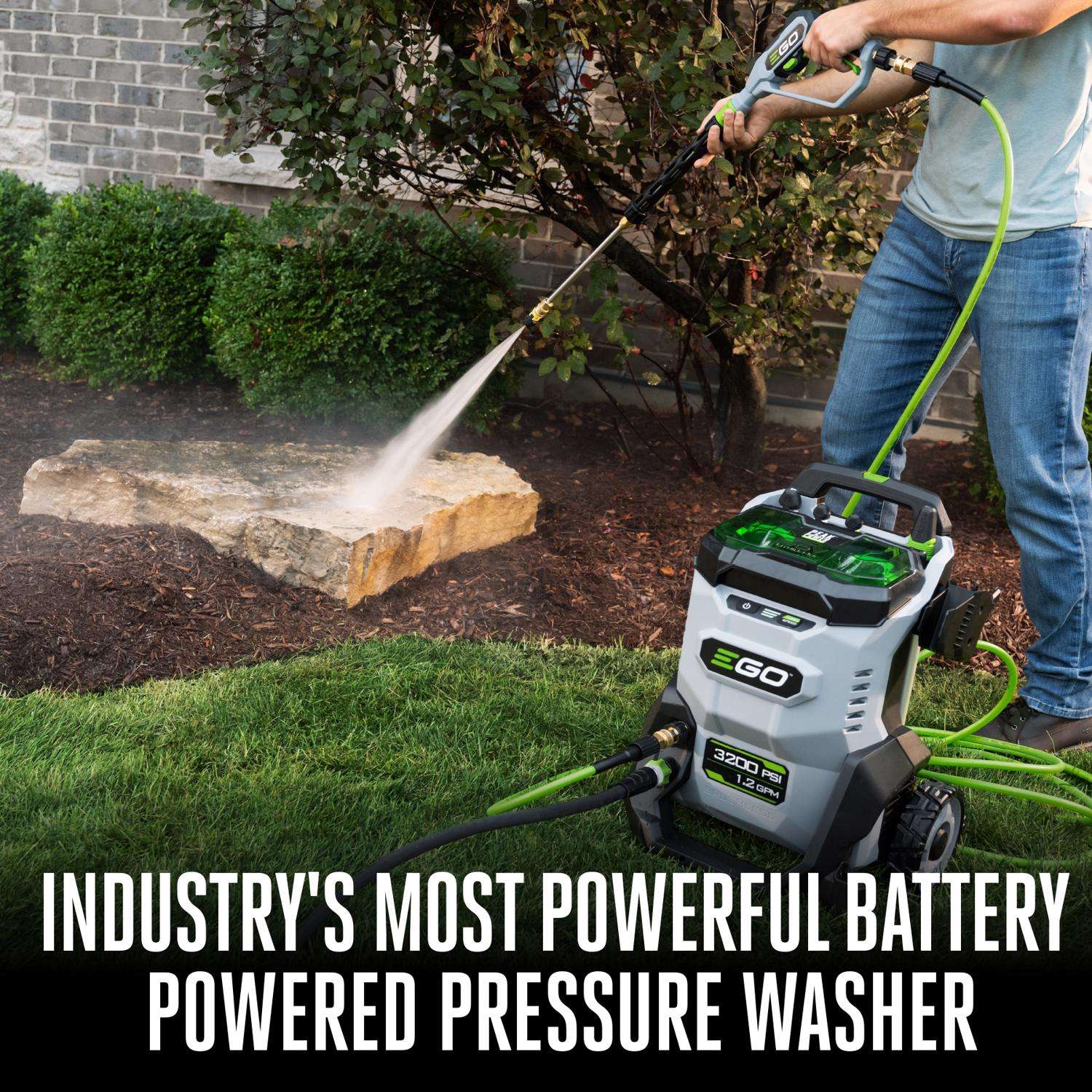  EGO Power+ HPW3200 3200 Psi Battery 2 Gpm Pressure Washer