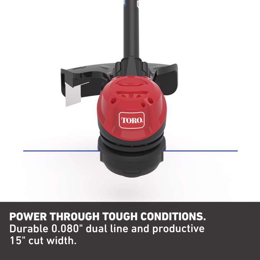  Toro Flex Force 51831 15 In. 60 V Battery String Trimmer Kit (Battery & Charger)