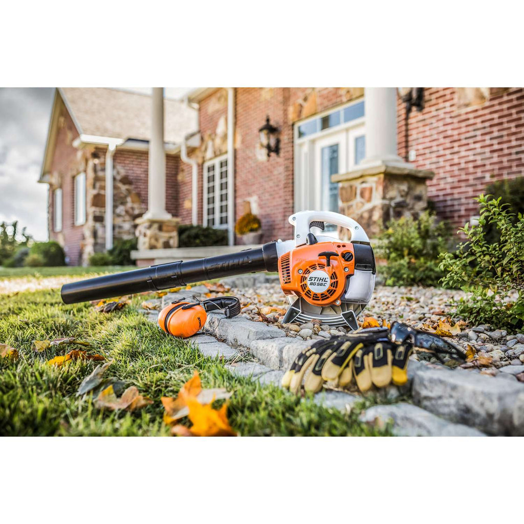  STIHL BG 56 C-E 134 Mph 412 CFM Gas Handheld Leaf Blower