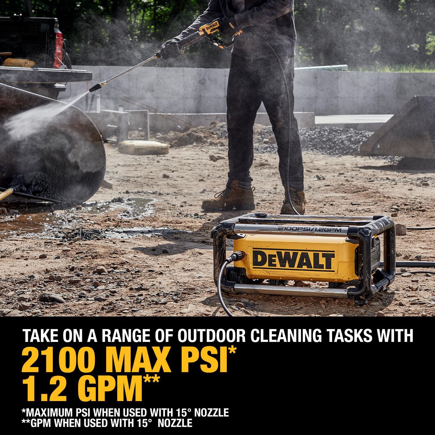  DeWalt DWPW2100 OEM Branded 2100 Psi Electric 1.2 Gpm Pressure Washer