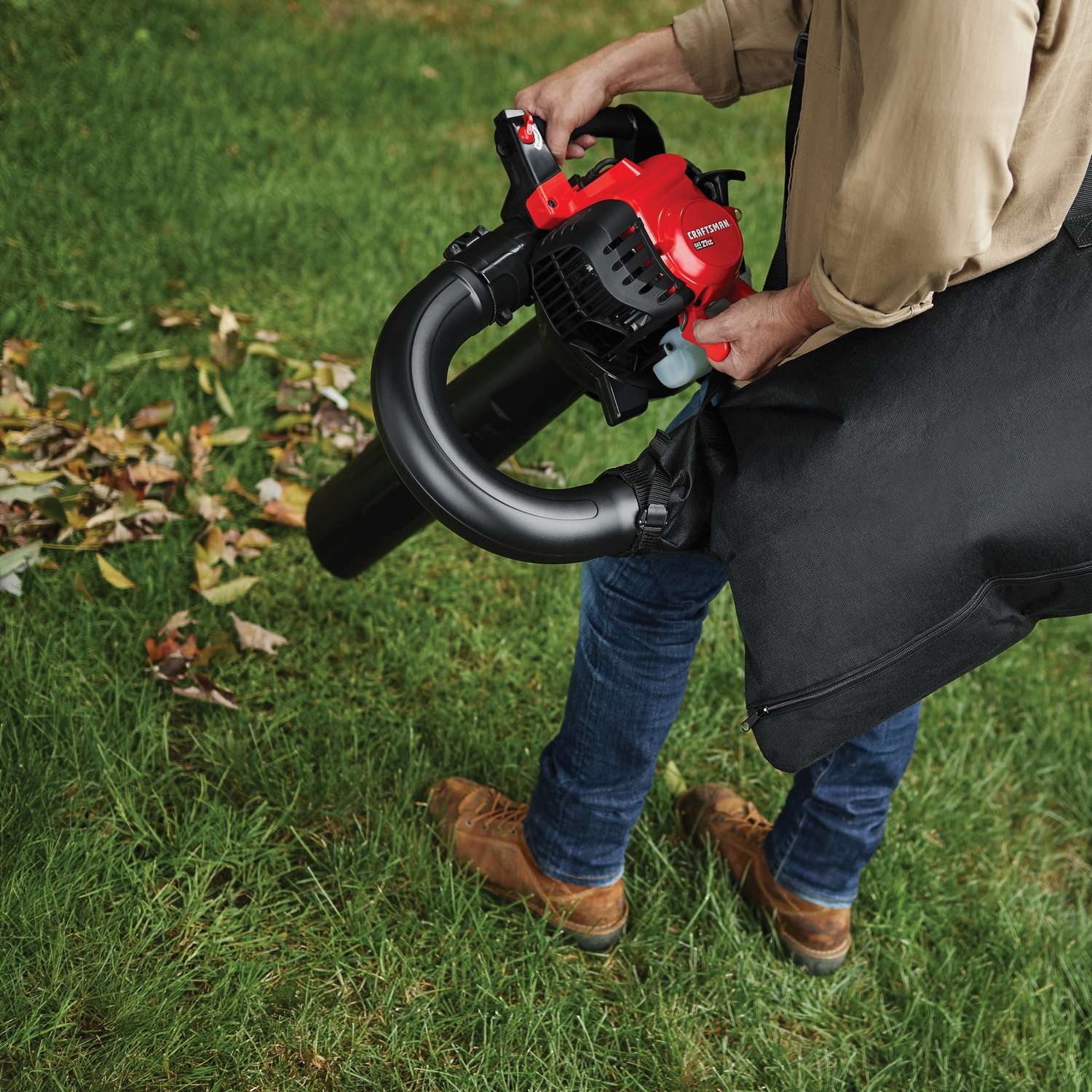  Craftsman CMXGAAMR7BVM 205 Mph 450 CFM Gas Handheld Leaf Blower/Vacuum
