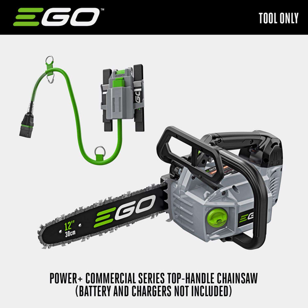  EGO Power+ Commercial Series CSX3000 12 In. 56 V Battery Chainsaw Tool Only