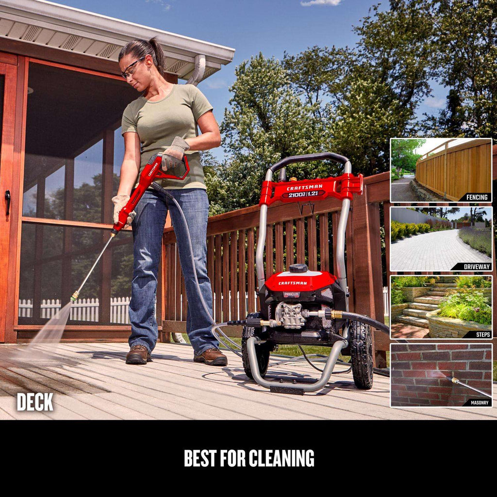  Craftsman CMEPW2100 2100 Psi Electric 1.2 Gpm Pressure Washer