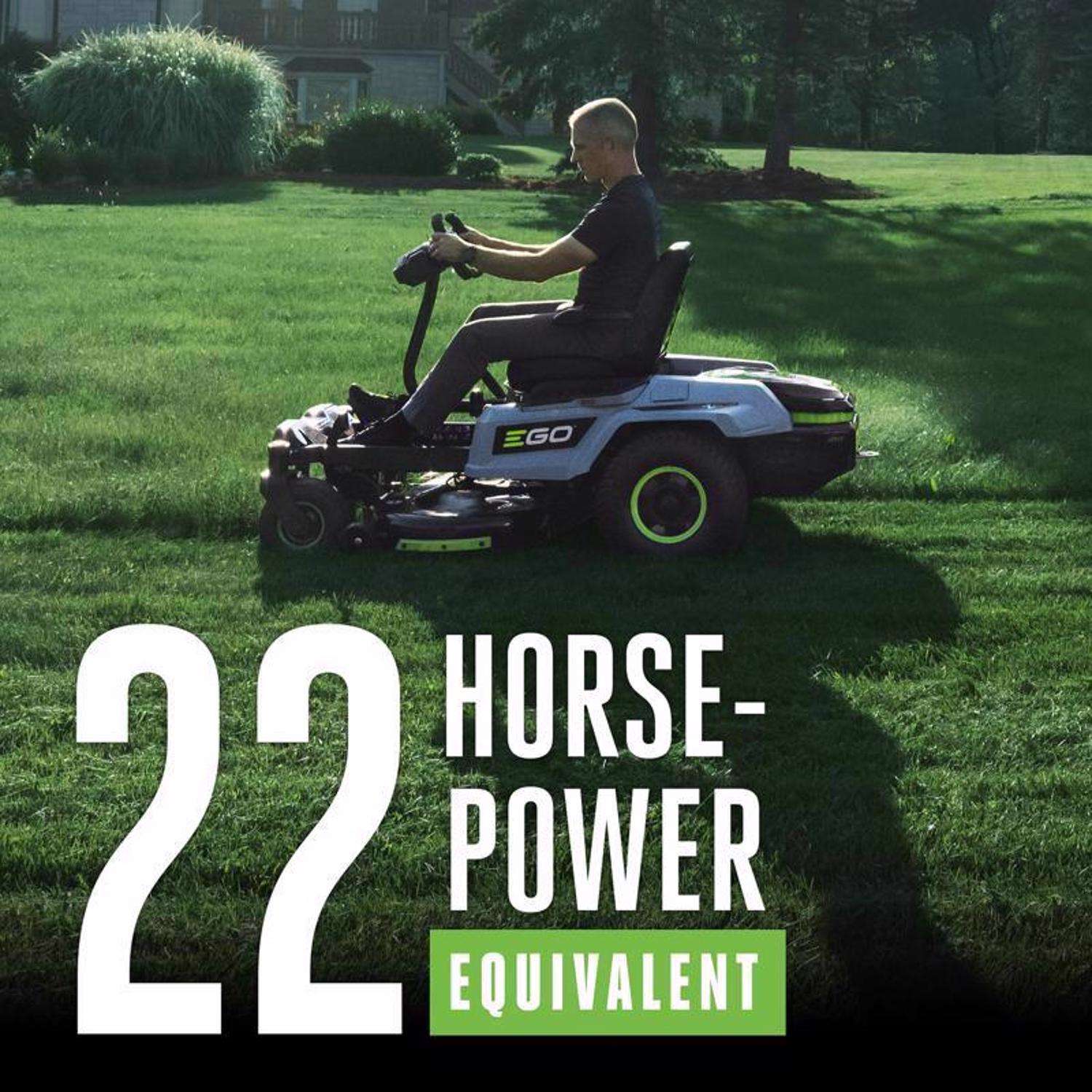  EGO Power+ Z6 ZT4205S 42 In. 56 V Battery Zero Turn Riding Mower Kit (Battery & Charger) W/ FOUR 12.0 AH BATTERIES