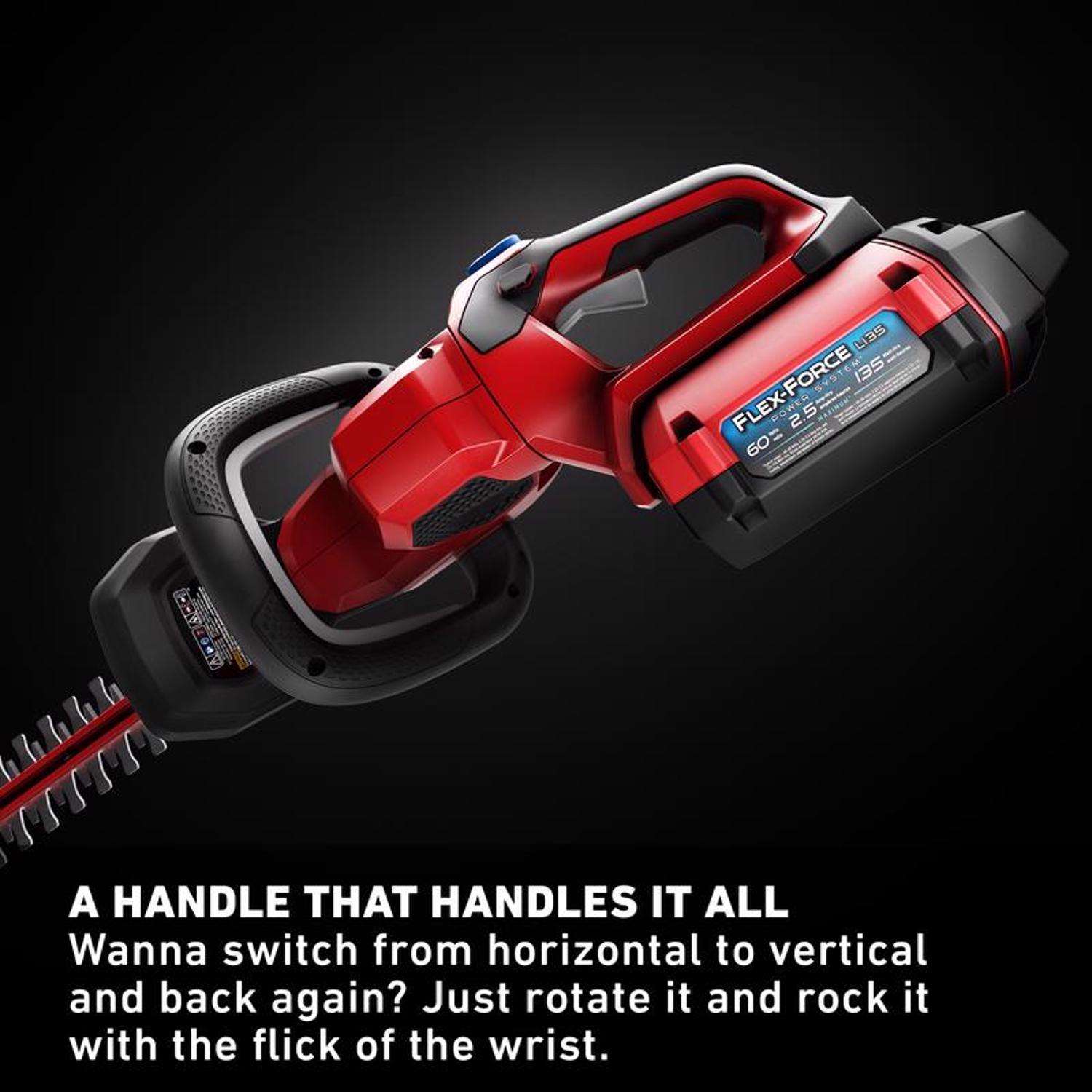  Toro Flex Force 51841 24 In. 60 V Battery Hedge Trimmer Kit (Battery & Charger)