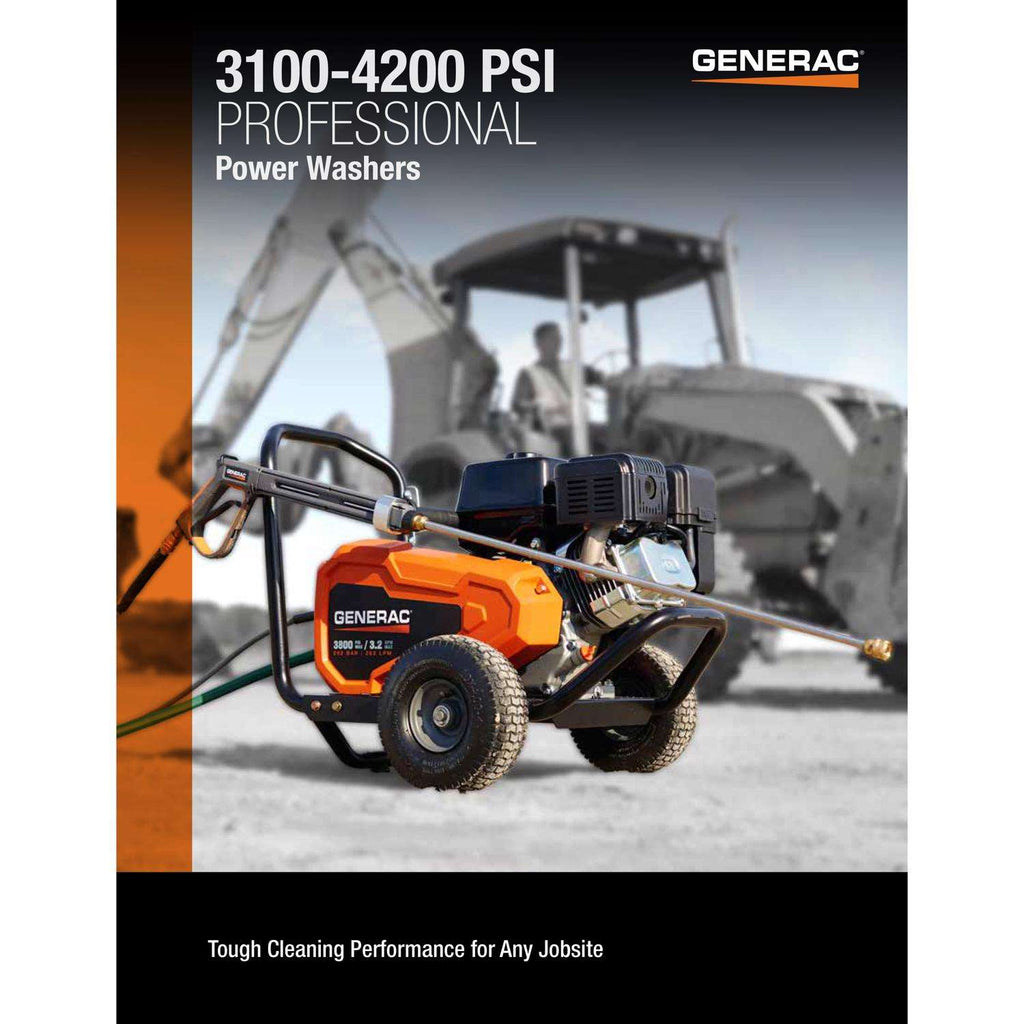  Generac OEM Branded 3800 Psi Gas 3.2 Gpm Pressure Washer