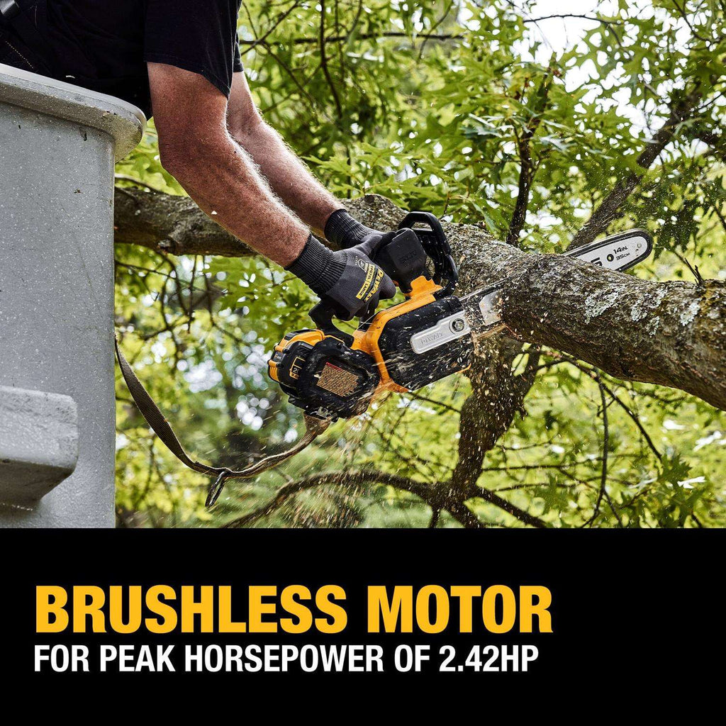  DeWalt Flexvolt 14 In. 35 Cc 60 V Battery Chainsaw Kit (Battery & Charger)