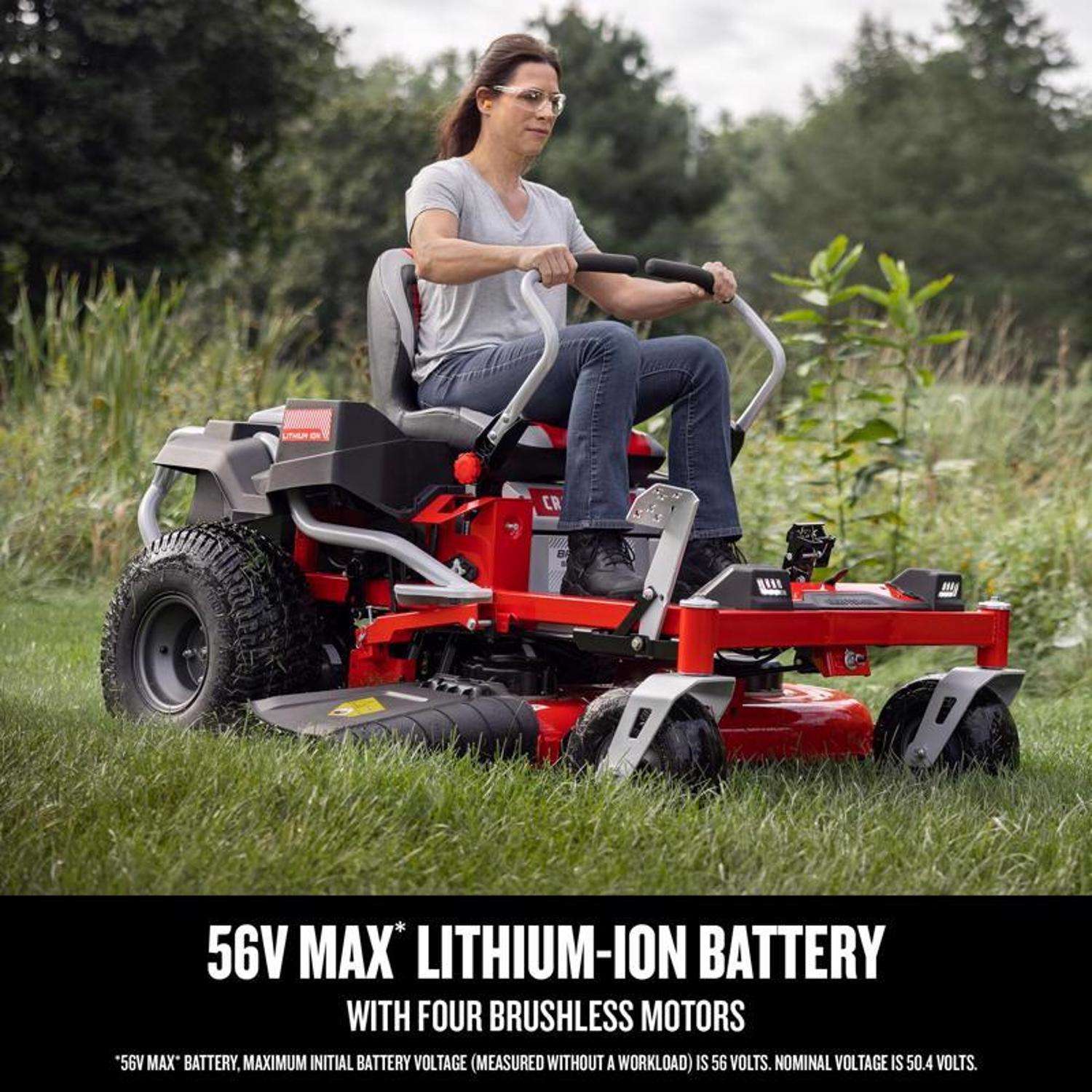  Craftsman CMCRM233401 42 In. Electric 56 V Battery Zero Turn Riding Mower Kit (Battery & Charger)