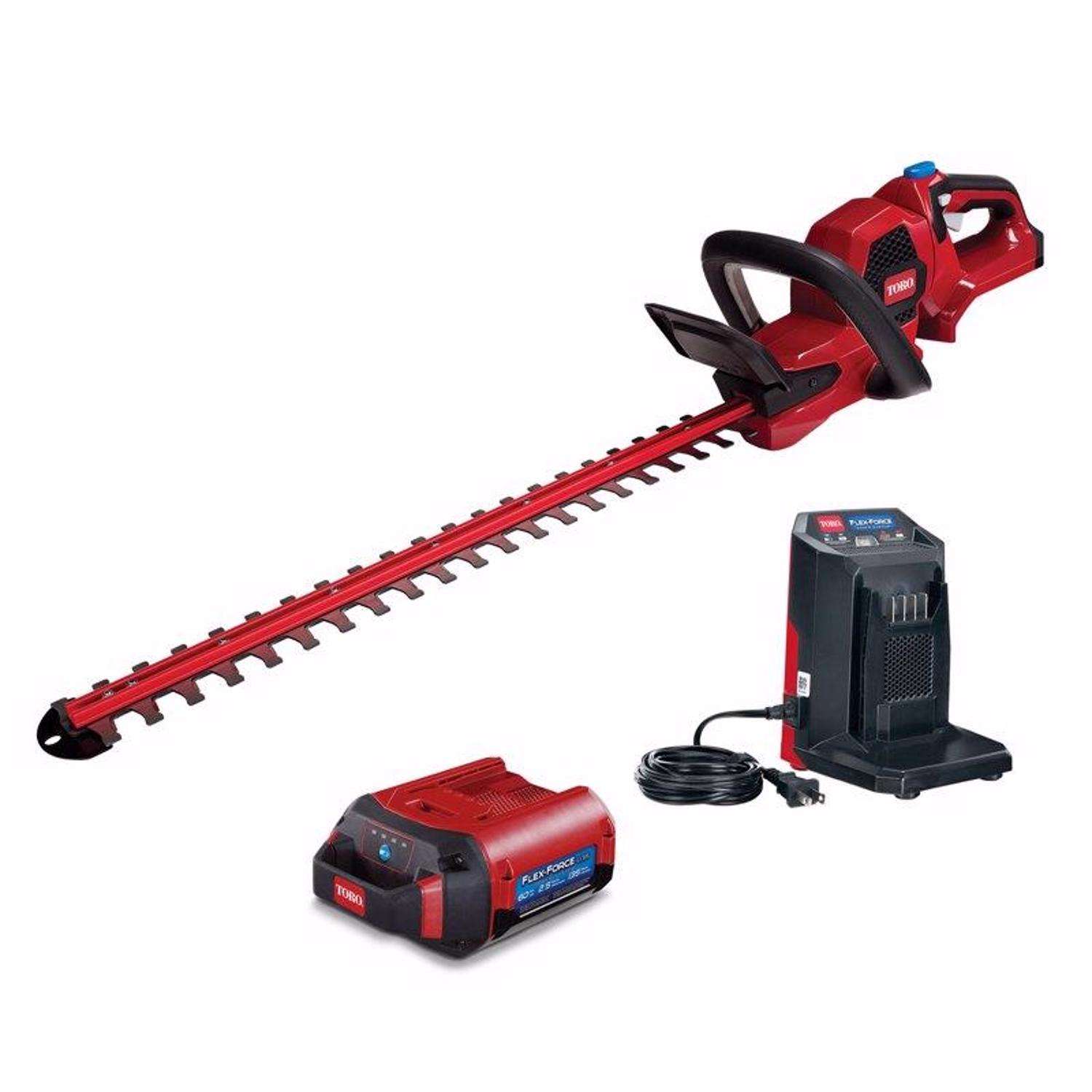  Toro Flex Force 51841 24 In. 60 V Battery Hedge Trimmer Kit (Battery & Charger)
