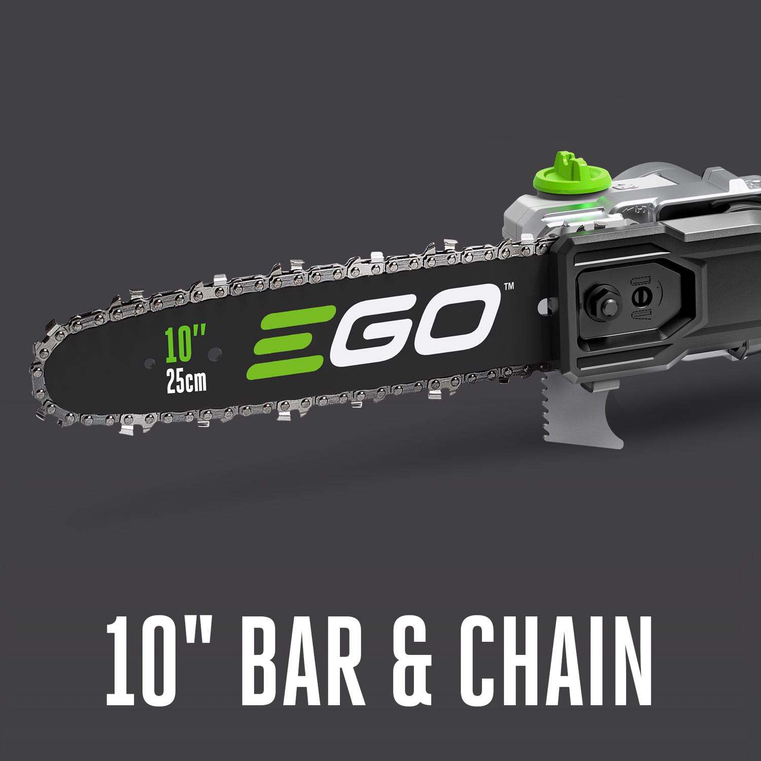  EGO Power+ PPSX2504 10 In. 56 V Battery Pole Saw Kit (Battery & Charger)