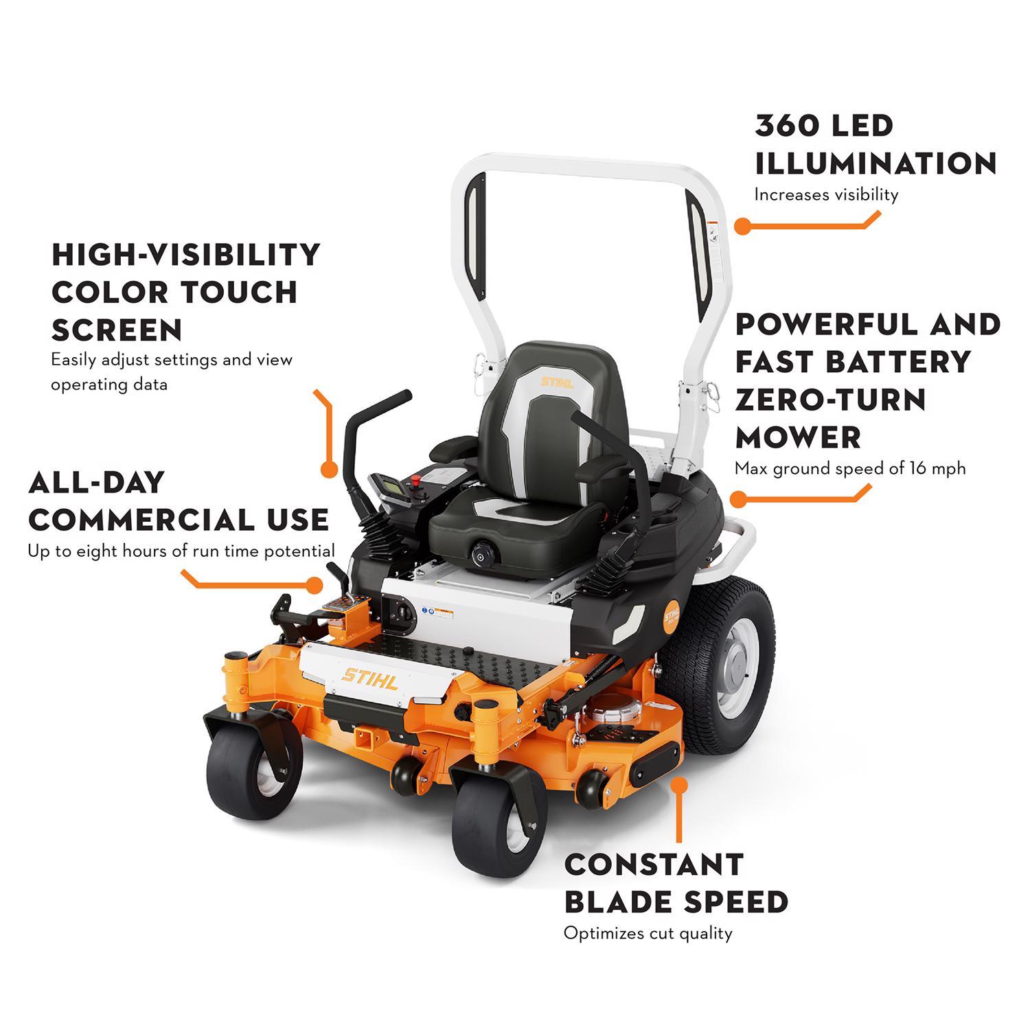 STIHL RZA 748 48 In. 0 Cc Battery Zero Turn Riding Mower Kit (Battery & Charger)