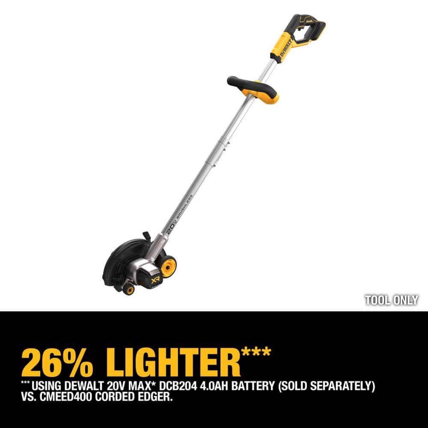  DeWalt MAX DCED400B 2 In. 20 V Battery Edger Tool Only
