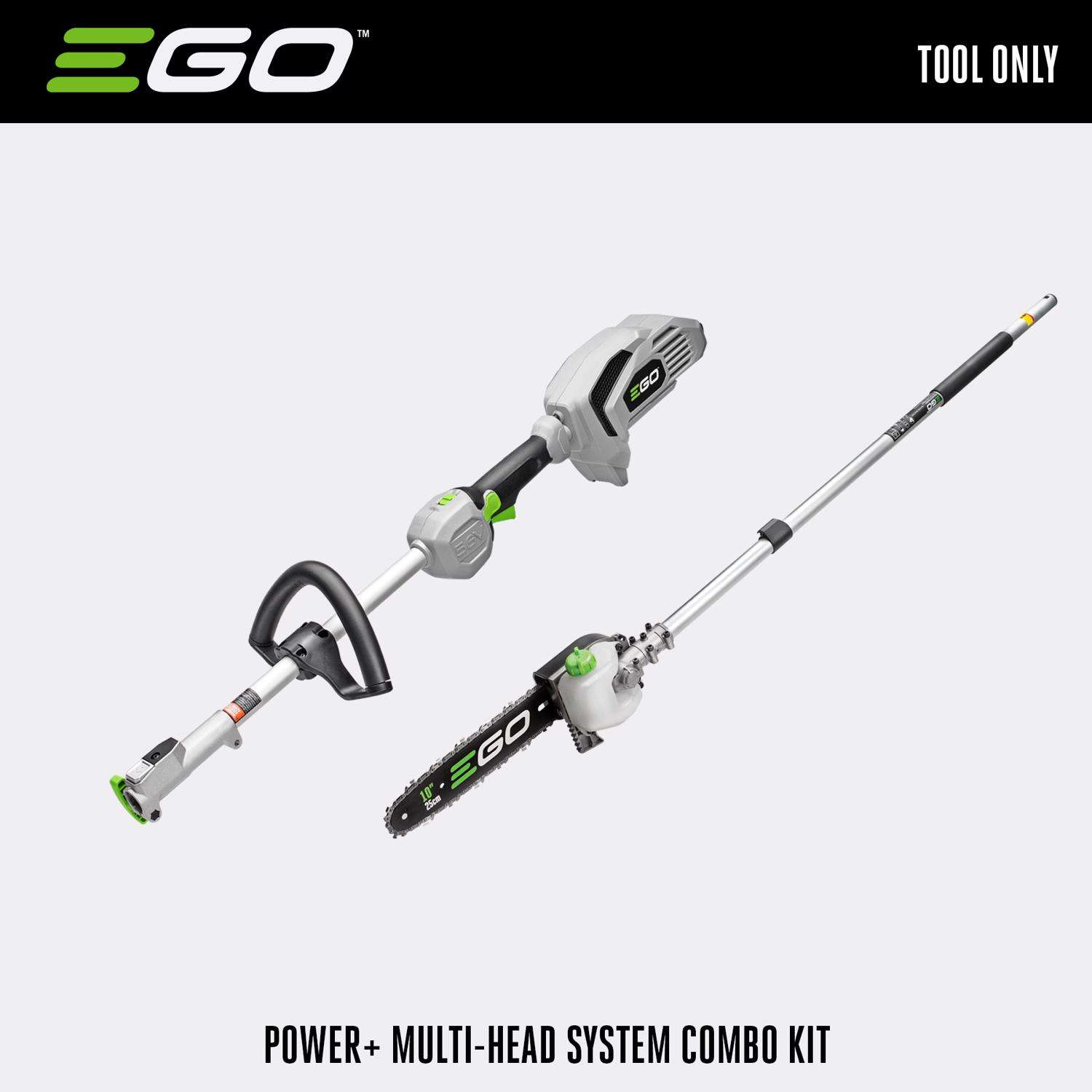  EGO Power+ Multi-Head System MPS1000 10 In. 56 V Battery Pole Saw Tool Only