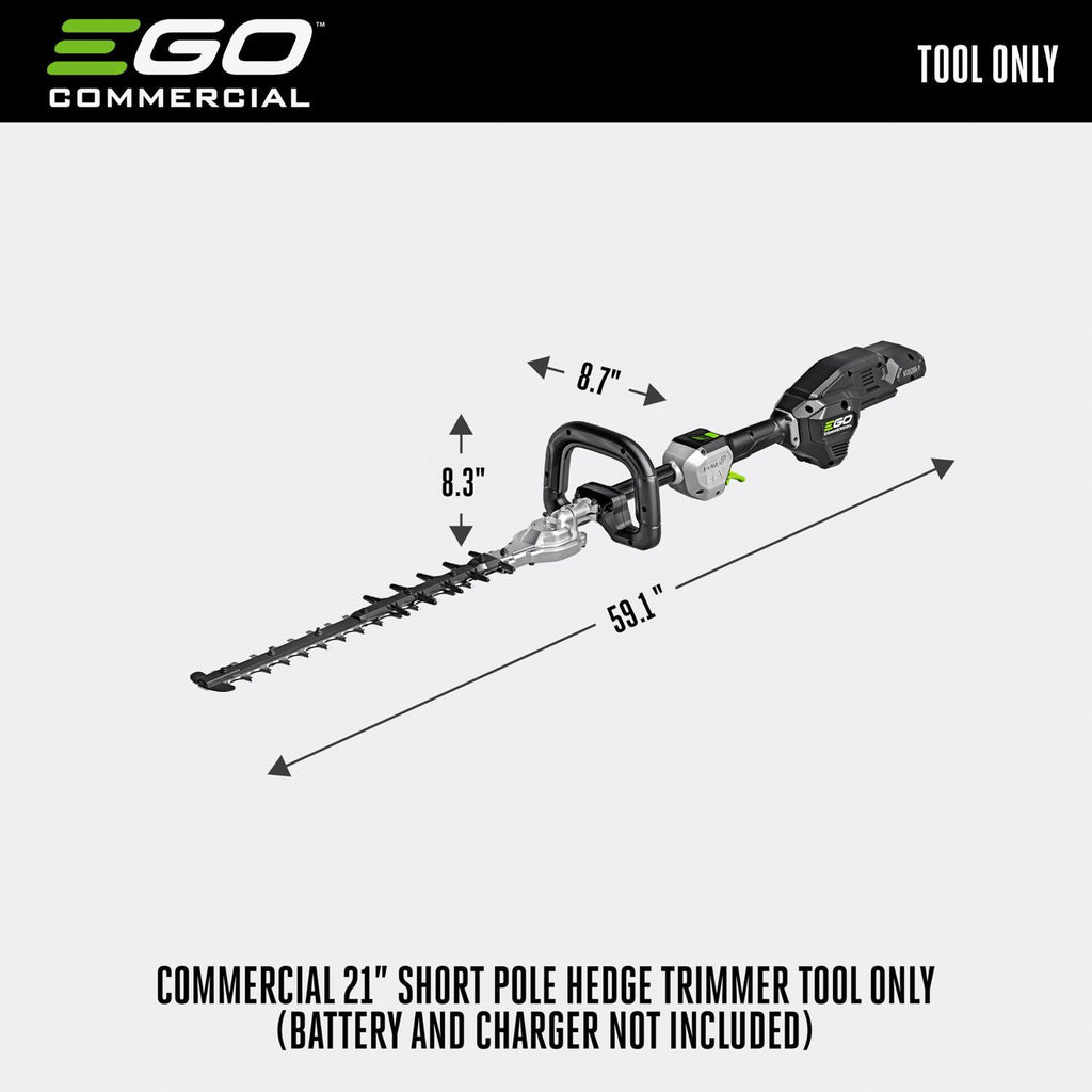  EGO Commercial HTX5300-P 21 In. 56 V Battery Pole Hedge Trimmer Tool Only