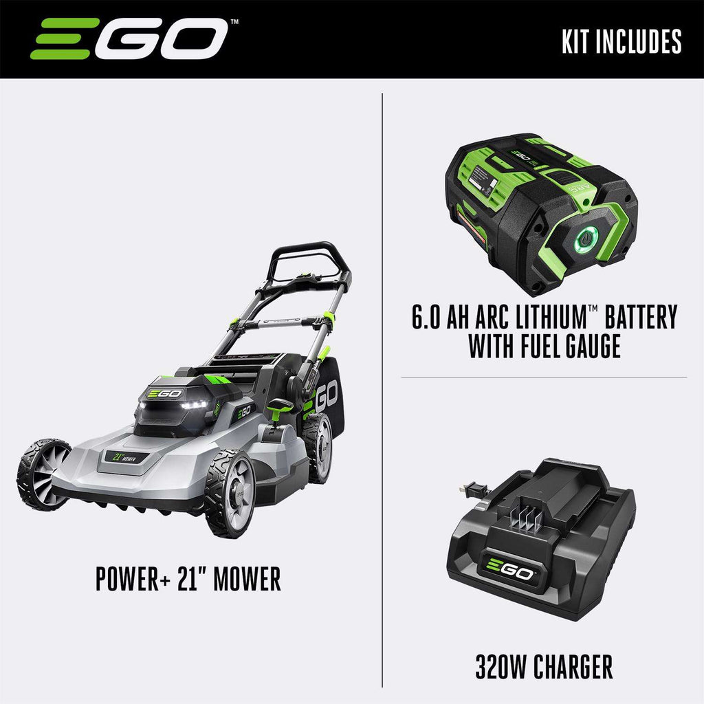  EGO Power+ LM2114 21 In. 56 V Electric Lawn Mower Kit (Battery & Charger) W/ 6.0 AH BATTERY