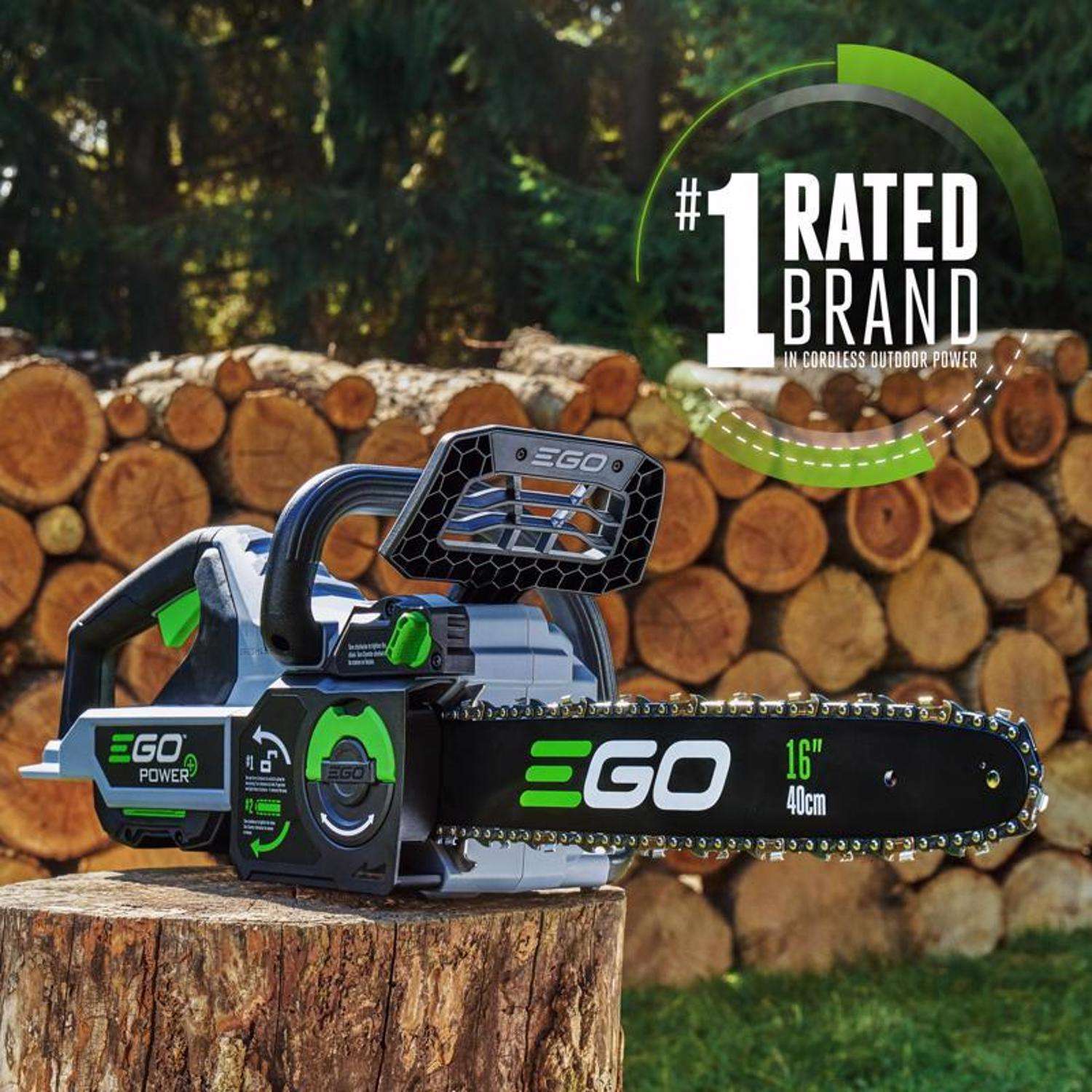  EGO Power+ CS1611 16 In. 40 Cc 56 V Battery Chainsaw Kit (Battery & Charger)