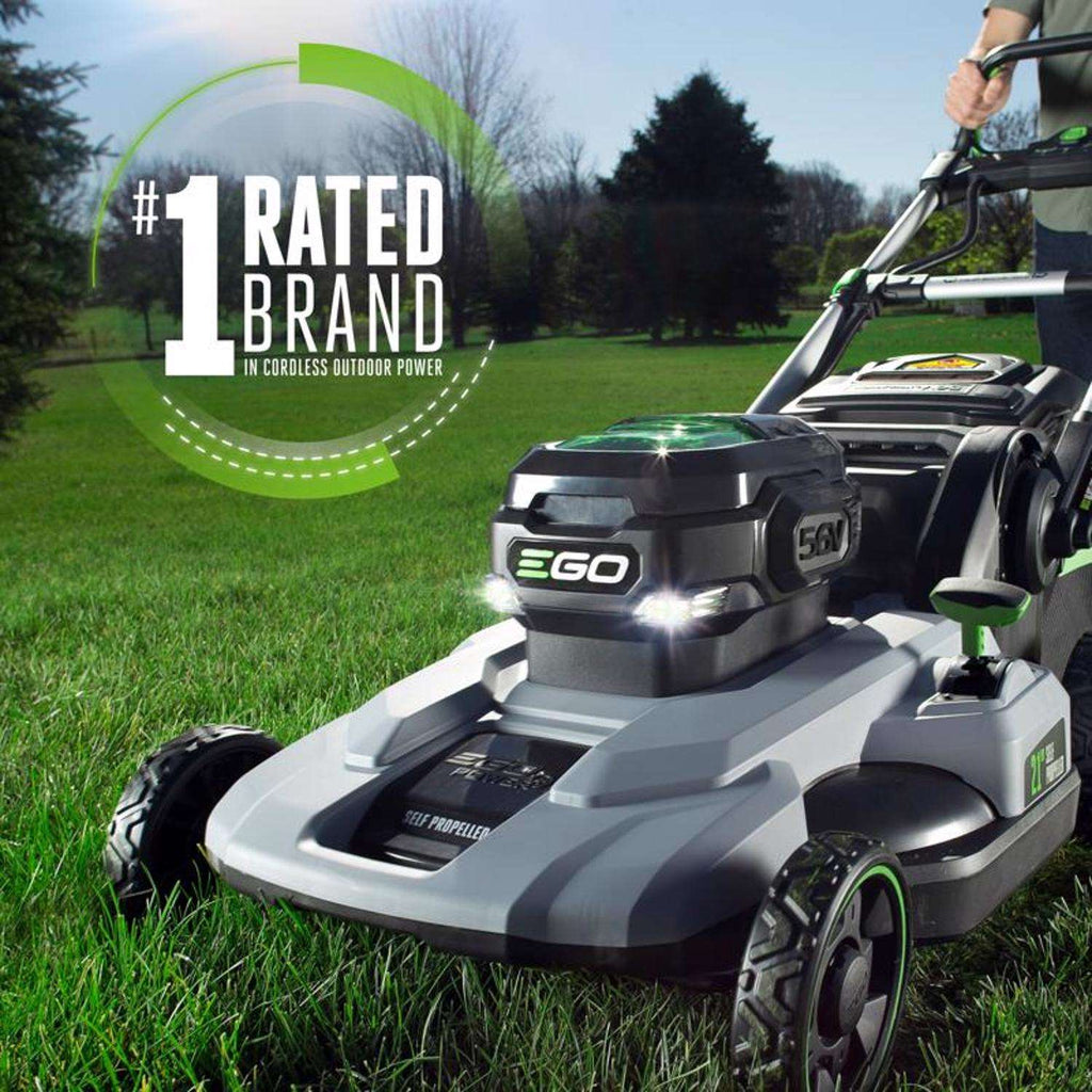  EGO Power+ LM2102SP-A 21 In. 56 V Battery Self-Propelled Lawn Mower Kit (Battery & Charger) W/ TWO 4.0 AH BATTERIES