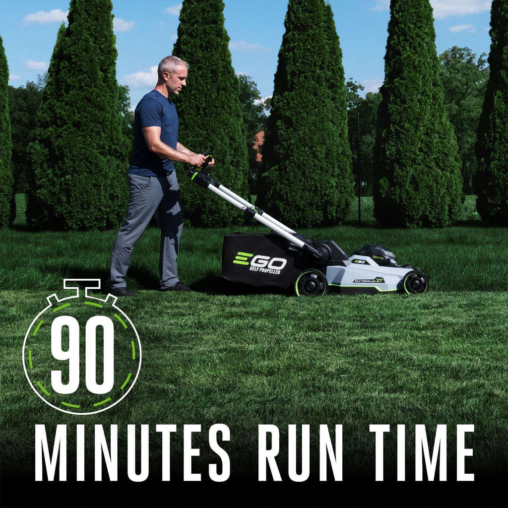  EGO Power+ LM2167SP 21 In. 56 V Battery Self-Propelled Lawn Mower Kit (Battery & Charger) W/ 12.0 AH BATTERY
