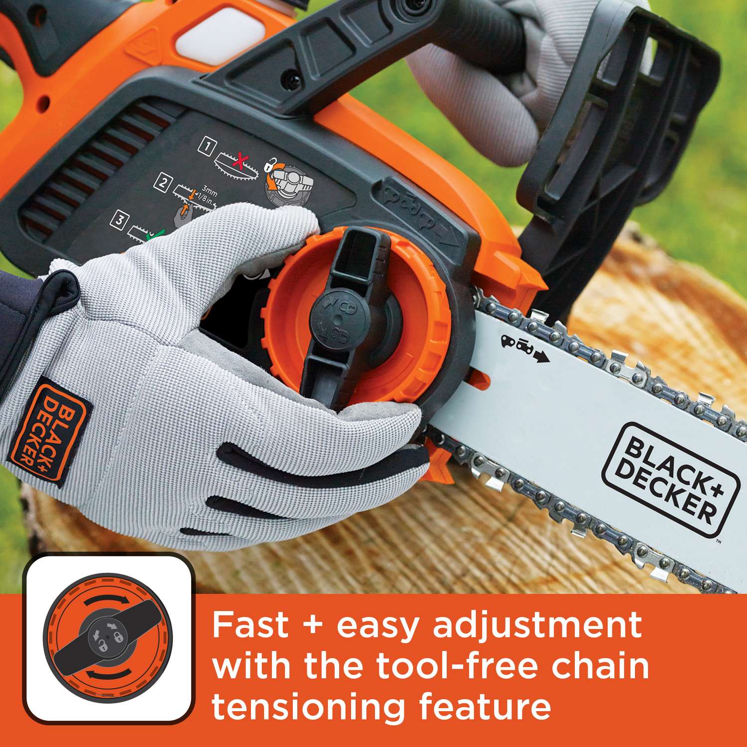 Black & Decker Black+Decker MAX 10 In. 20 V Battery Chainsaw Kit (Battery & Charger)