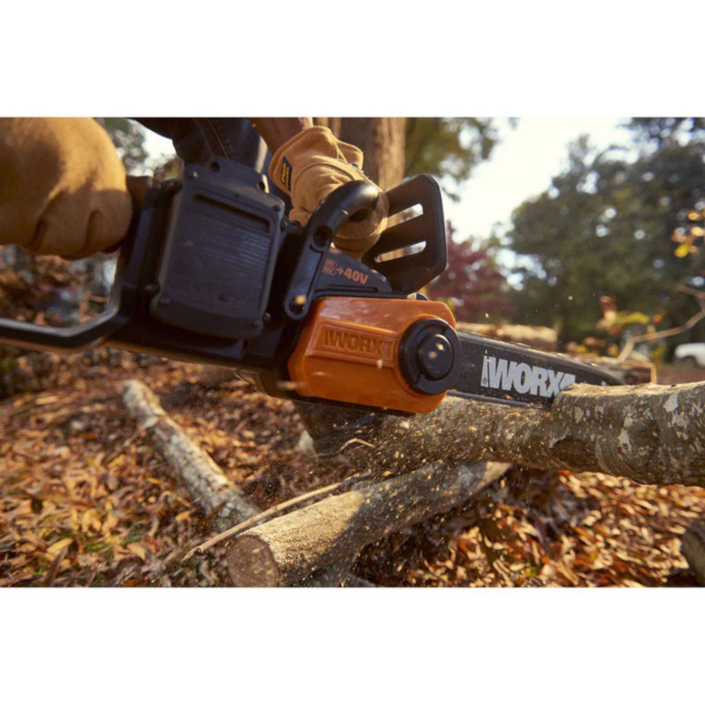  Worx 14 In. 40 V Battery Chainsaw Kit (Battery & Charger)