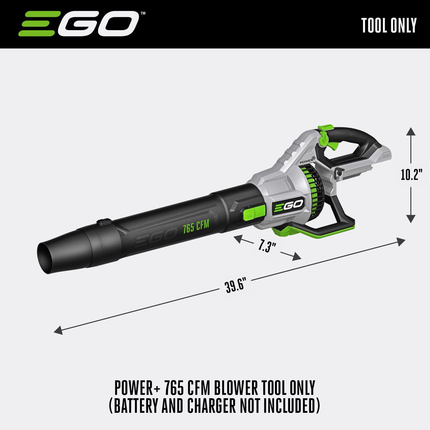  EGO Power+ LB7650 200 Mph 765 CFM 56 V Battery Handheld Leaf Blower Tool Only