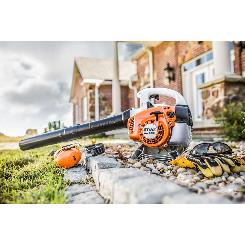  STIHL BG 56 C-E 134 Mph 412 CFM Gas Handheld Leaf Blower